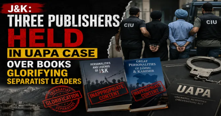 Three Publishers Arrested in J&K Books Case Over Content Glorifying Separatist Leaders