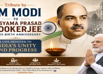 PM Modi Pays Tribute to Dr Syama Prasad Mookerjee on 125th Birth Anniversary