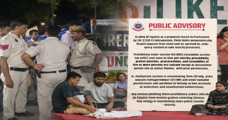Security Tightened at Jantar Mantar Ahead of CJP's Proposed Parliament March