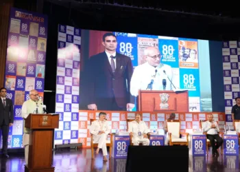 Vice-President CP Radhakrishnan at Organiser @80 event in Delhi