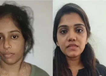 Accused teachers Kavya and Keerthana