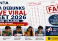 NTA debunks five viral NEET 2026 OMR claims, forbids ai-edited answer sheets