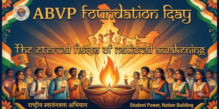 Foundation day of ABVP (This image is generated by AI)