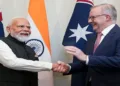 Prime Minister Narendra Modi and Australia Prime Minister Anthony Albanese