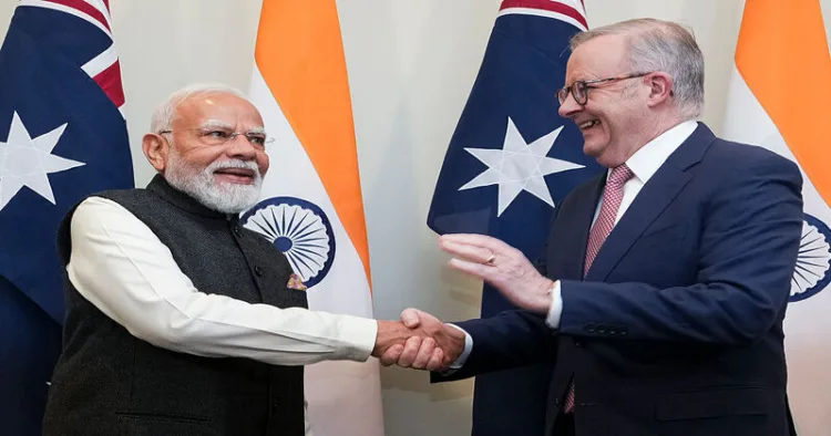 Prime Minister Narendra Modi and Australia Prime Minister Anthony Albanese