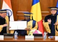 President Droupadi Murmu was conferred with an Honorary Doctorate by the Bucharest University of Economic Studies, Romania