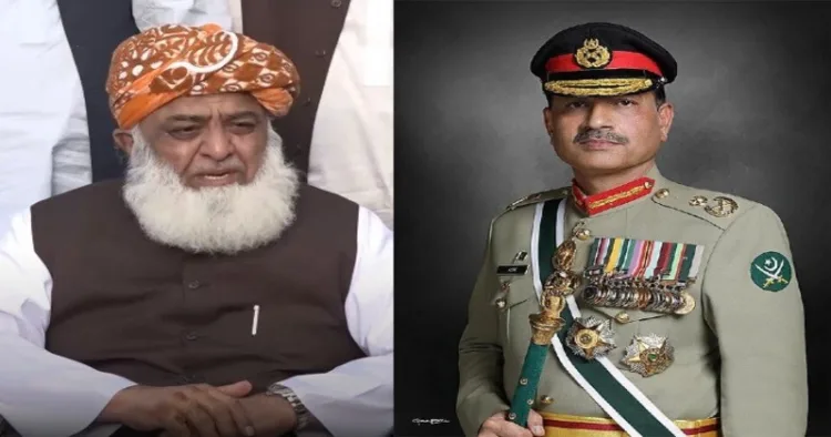 Fazal-ur-Rehman and Asim Munir