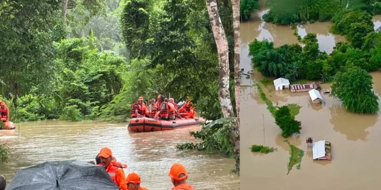 Flood situation in Assam