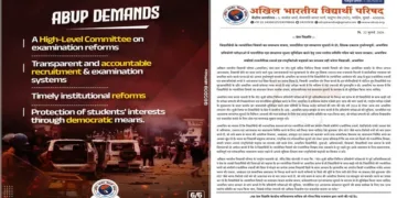 Government of India Must Constitute a High-Level Committee to Ensure Transparency and Institutional Reforms in Competitive Examinations: ABVP