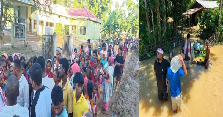 Assam Floods: RSS, Seva Bharati Reach Out to Affected Families