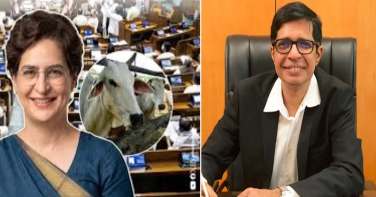 Priyanka Gandhi's Gau Mutra jibe directed towards IIT Madras Prof Kamakoti Exposes Congress' Anti-Hindu Mindset