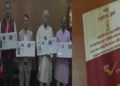 India Post officials along with RSS Sarsanghchalak Dr Mohan Bhagwat unveil special cover on Dr Hedgewar's Nagpur Home; Mohan Bhagwat Calls RSS a Service to the Nation