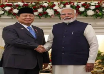 Indonesia President Prabowo Subianto and Prime Minister Narendra Modi
