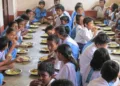 Students having mid-day meal at a government school (File Photo for representation)