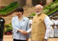 Japanese Prime Minister Sanae Takaichi and Prime Minister Narendra Modi