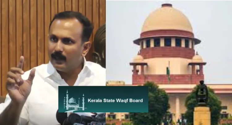 BJP Keralam vice president Adv. Shon George (Left)