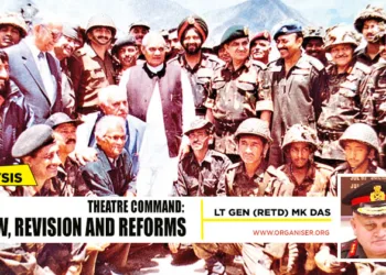 The then Prime Minister Atal Bihari Vajpayee with the soldiers in Kargil, June, 1999