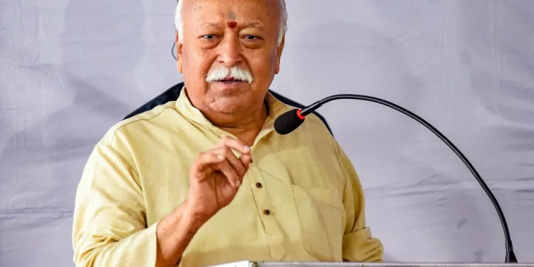 RSS Sarsanghchalak Dr Mohan Bhagwat