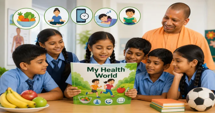 Yogi Govt To Introduce 'My Health World' books In UP Schools (This image is generated by AI)