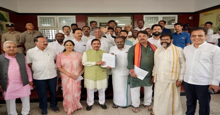 Karnataka State BJP files complaint with Election Commission over irregularities in voter verification
