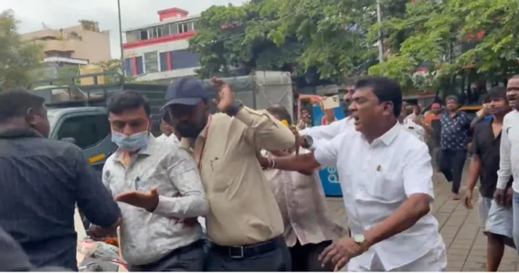 Authorities attacked during anti-encroachment drive in Shivajinagar