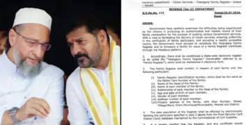 AIMIM President and MP Asaduddin Owaisi, Telangana CM Revanth Reddy