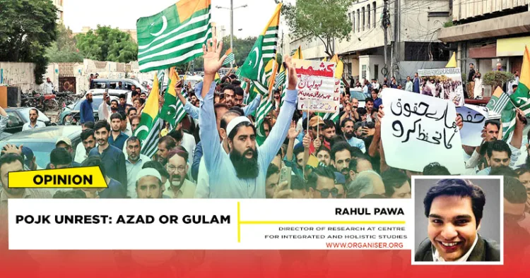 The people in Pakistan-occupied Jammu Kashmir (PoJK) are rising against Pakistan's brutality