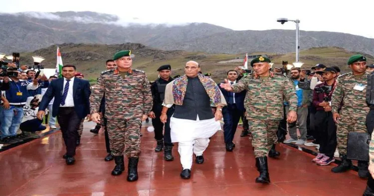 Defence Minister Rajnath Singh celebrates Kargil Vijay Diwas in Drass, Ladakh