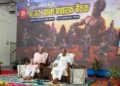 (Left) RSS Sarsanghchalak Dr Mohan Bhagwat (Right) Sarkaryavah Dattatreya Ji Hosabale at the Rashtriya Swayamsevak Sangh
Akhil Bharatiya Prant Pracharak Baithak