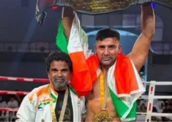 MMA fighter Sangram Singh scripted history by defeating Pakistan's Mohammed Abid Ali