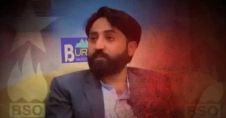 Central chairman of the Baloch Students Organisation (BSO), Jihand Baloch