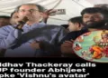 Uddhav Thackrey compares Abhijeet Dipke to Bhagwan Vishnu sparking row