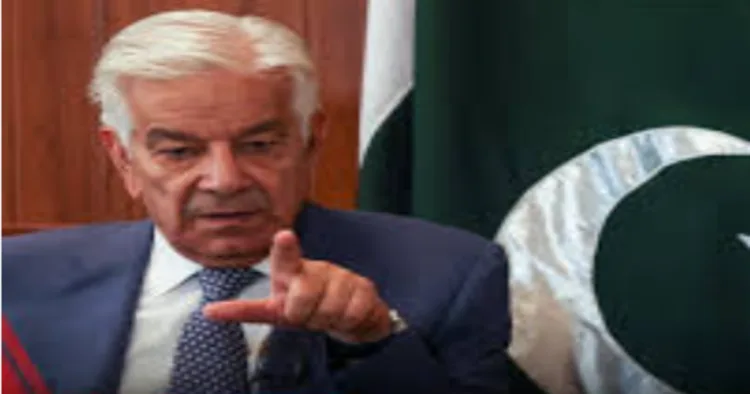 Pakistan Defence Minister Khwaja Asif