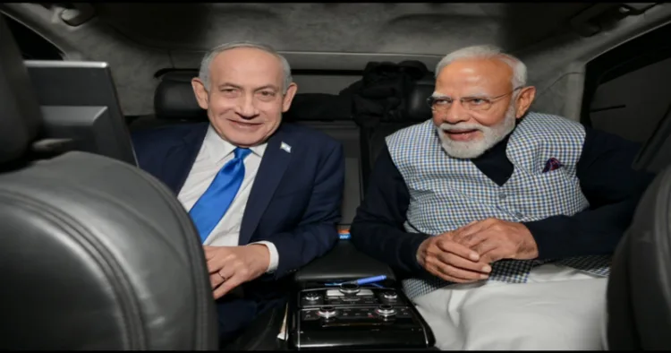 Israel Prime Minister Netanyahu and Prime Minister Narendra Modi(File Photo)
