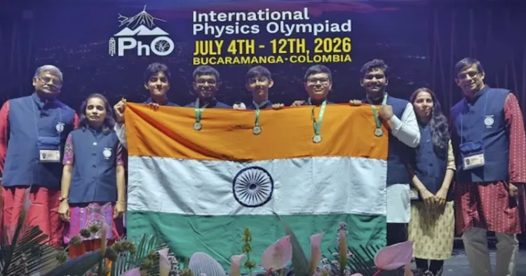 Team India at the 56th International Physics Olympiad 2026 in Colombia
(Source: India Today)