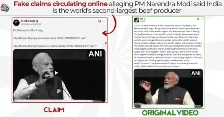 PIB clarifies PM Modi said "wheat producer," not "beef producer"