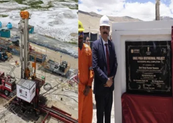 Ladakh LG VK Saxena commissions India's first and deepest geothermal wells at Puga Valley