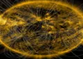 Depiction of the sun's magnetic fields (Representative Image)
