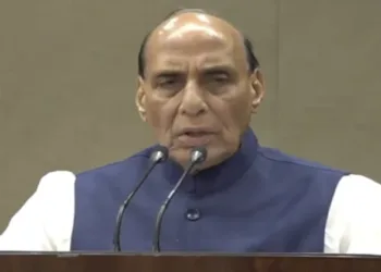 Defence Minister Rajnath Singh at launch of 'RSS@100' authored by Shyam Jaju and Anupam Trivedi