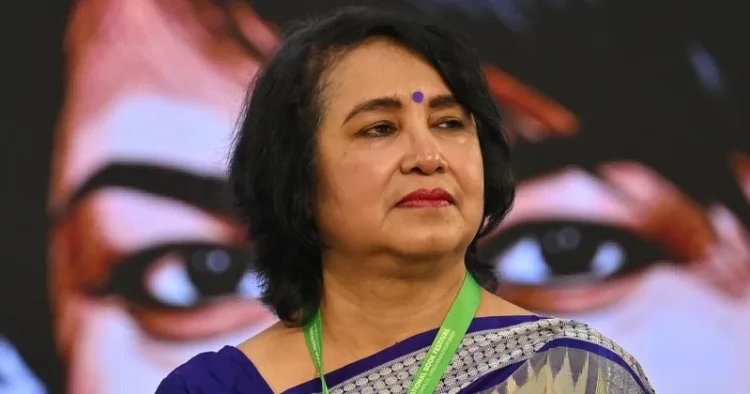 Exiled Bangladeshi author Taslima Nasrin