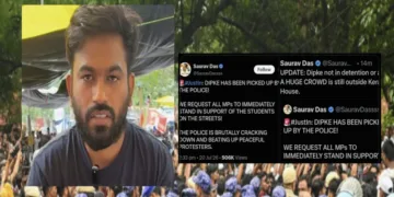 Abhijit Dipke (Left) ,CJP leaders allegedly spread false claims that the Modi government had initiated talks during the Parliament march