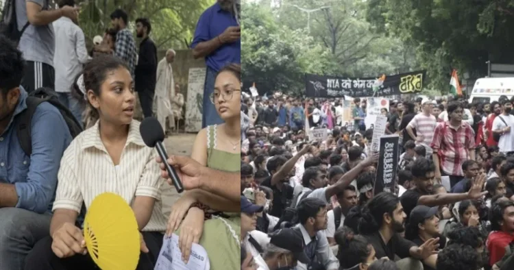 NEET aspirant Rushi Mehra, exposes mob violence in Delhi Protest