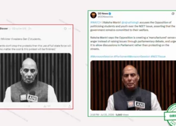 Indian Army exposes Pakistani deepfake video of Defence Minister Rajnath Singh