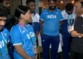 Union Minister Mansukh Mandaviya urged India’s 124-member contingent in Glasgow to compete with passion