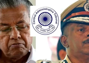 Former Keralam CM Pinarayi Vijayan , ADGP MR Ajitkumar IPS (Left to Right)