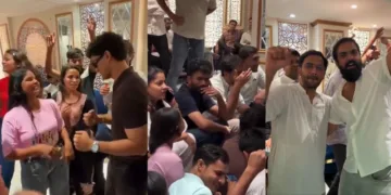 Viral videos showing senior CJP leaders celebrating after their 37-day protest have sparked fresh political controversy
