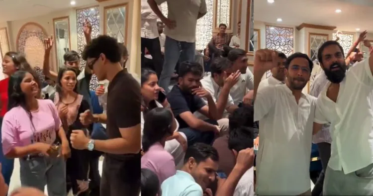 Viral videos showing senior CJP leaders celebrating after their 37-day protest have sparked fresh political controversy