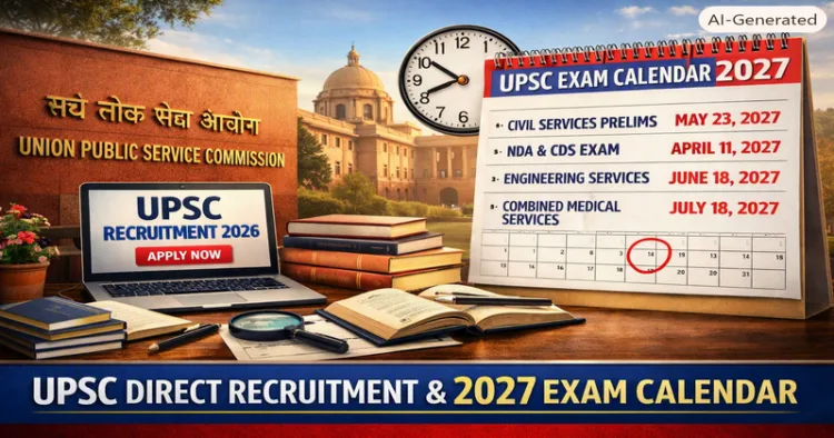 UPSC announces exam calendar for 2027