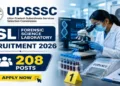 UPSSSC FSL Recruitment 2026: Apply Online for 208 Scientific Assistant and Lab Assistant Posts Before August 17 (This image is generated by AI)