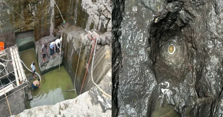 Ancient Shivling found in Trimbakeshwar Mandir's Amrit Kund